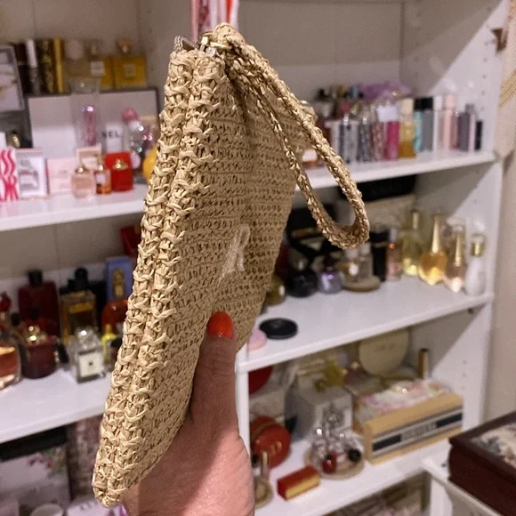 Dior Raffia Clutch Wristlet - Picture 7 of 9